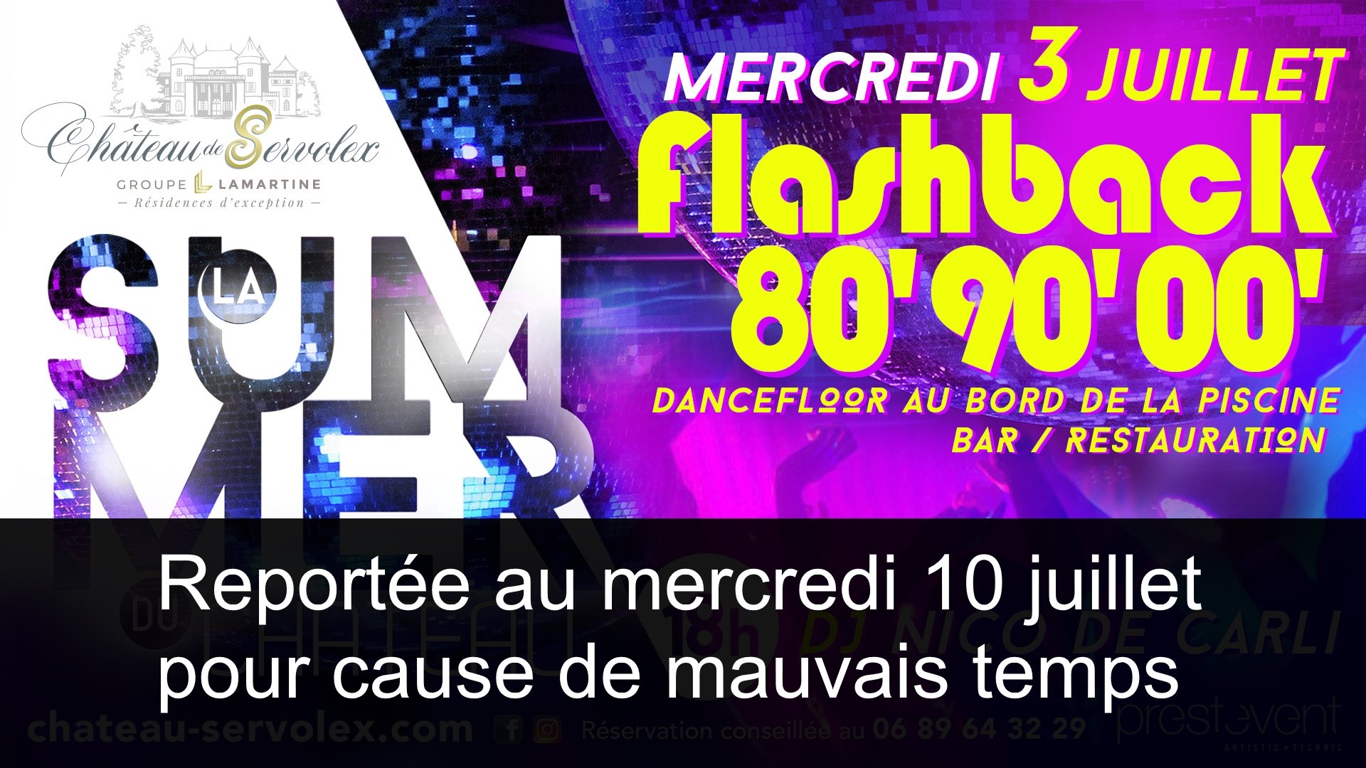 La Summer du Château – Flash back 80’90’00’